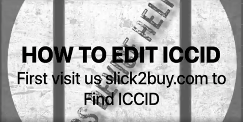Tutorial on Editing ICCID