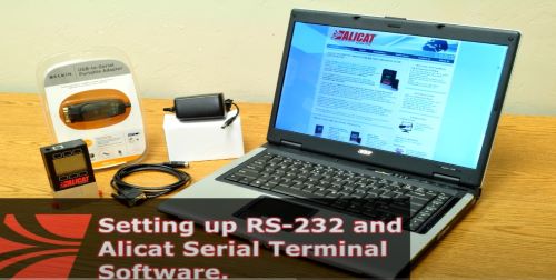 Guide to Set Up RS232 & Connect Alicat Terminal Software with Computer
