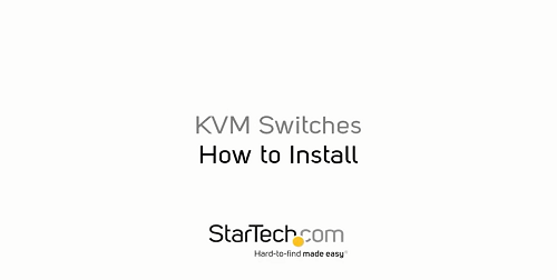 How To Install KVM Switches StarTech.com