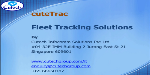 Smart Fleet Tracking Solution for your vehicles