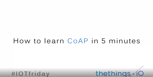 What CoAP is all about