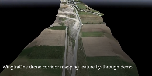 Introducing the Wingtra Corridor Drone Mapping Feature 