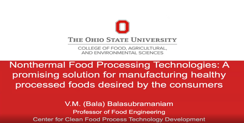 Nonthermal Food Processing Technologies