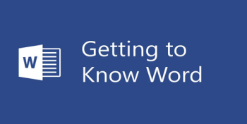 Word 2013: Getting Started