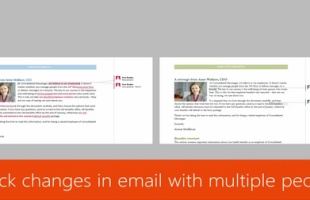 Track Document changes in email 