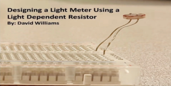 Design A Luxmeter Using a Light Dependent Resistor 